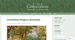 Desktop Screenshot of corinthiansingers.com.au